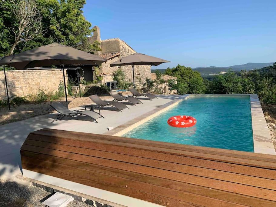 Provencal Farmhous Luberon, Swimming Pool Villa Revest-des-Brousses Exterior photo